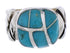 Sterling Silver And Turquoise Jewelry Ring Size 5 TX39981